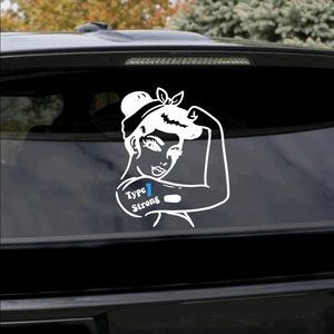 Rosie Type 1 Strong Car Decal